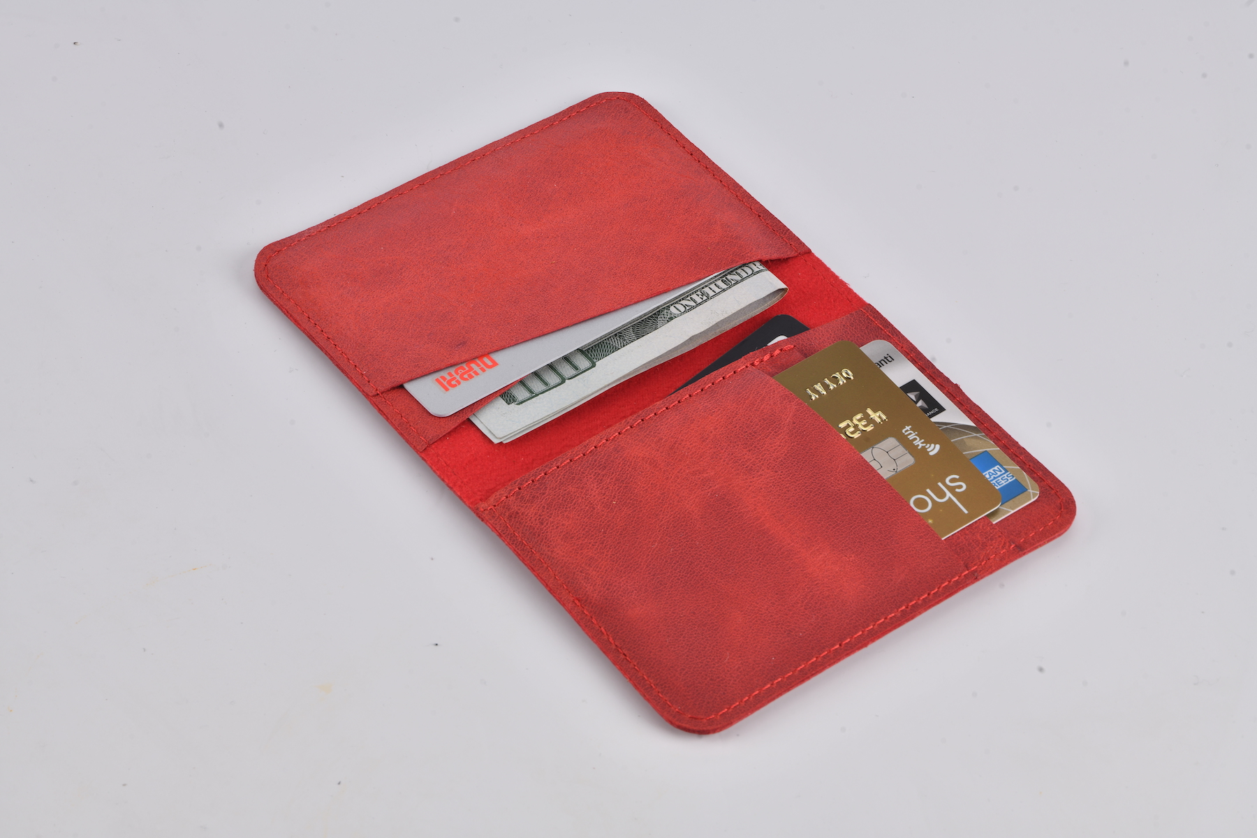 Swiss Wallet - Maple Red