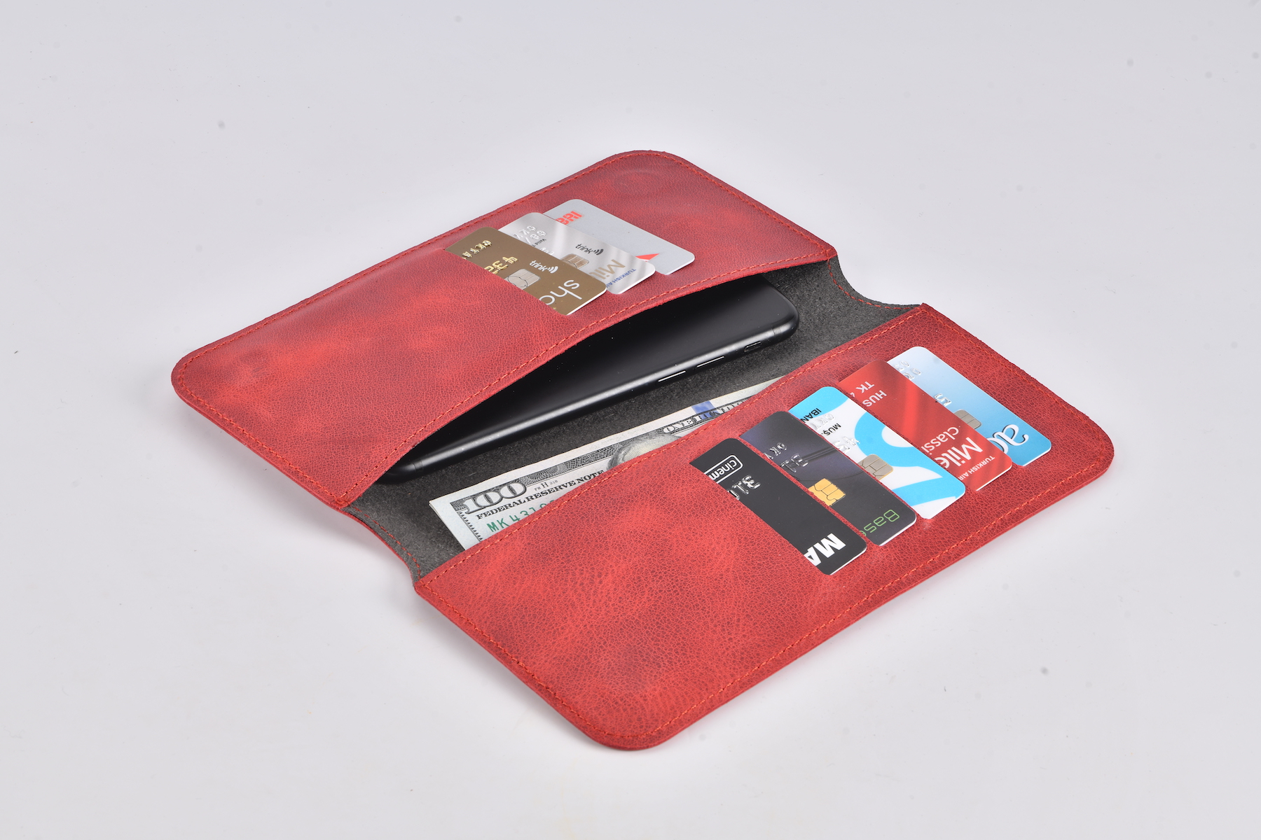 Dallas Wallet Case - Maple Red