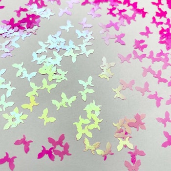 Butterfly glitter pink 15g