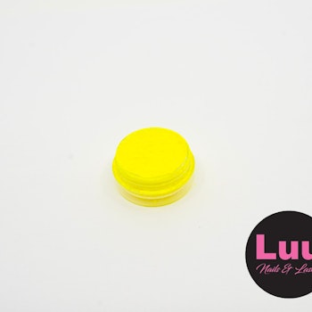 Yellow neon pigment powder