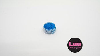 Blue neon pigment powder