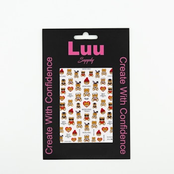 Moschino teddy nailstickers