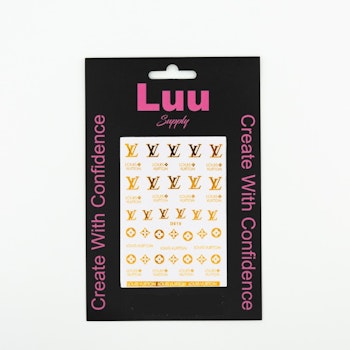 Lv gold nailstickers