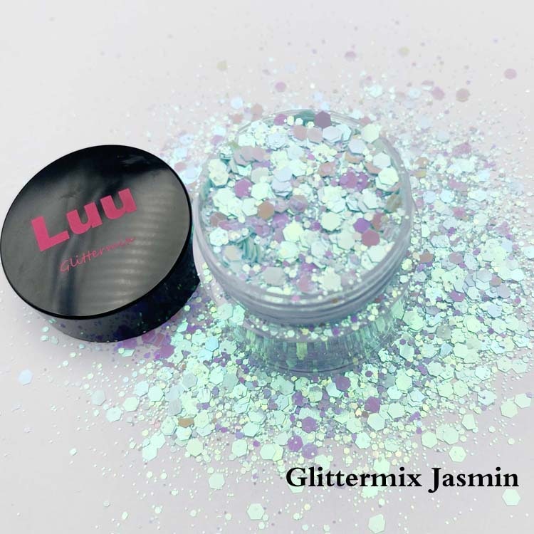 Jasmin glittermix 15g