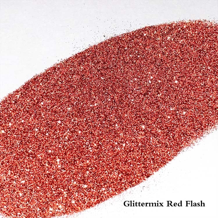 Flash red glittermix 15g