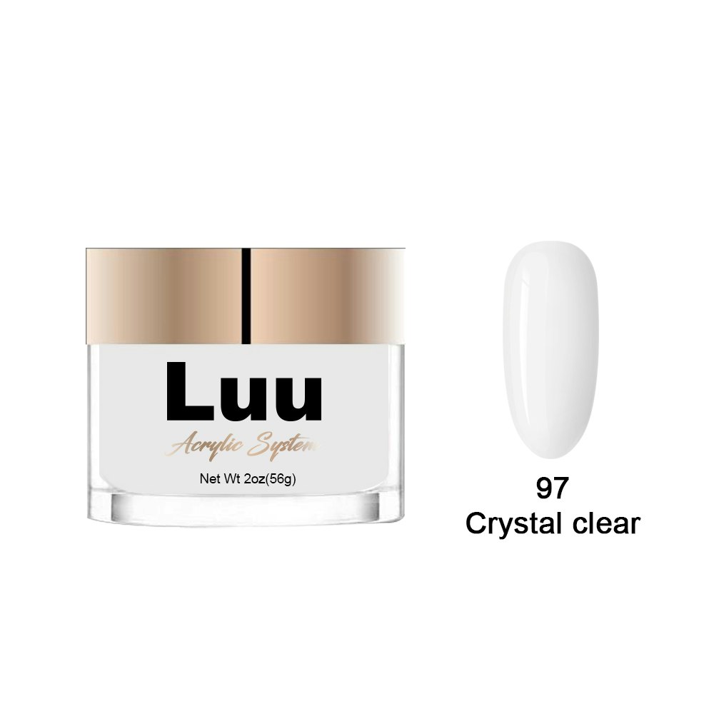 Acrylic transparent powder- Crystal clear 56g