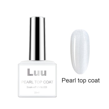 Pearl shimmer topcoat
