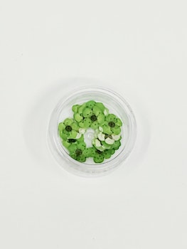 Driep flowers green color for nailart 20 pcs
