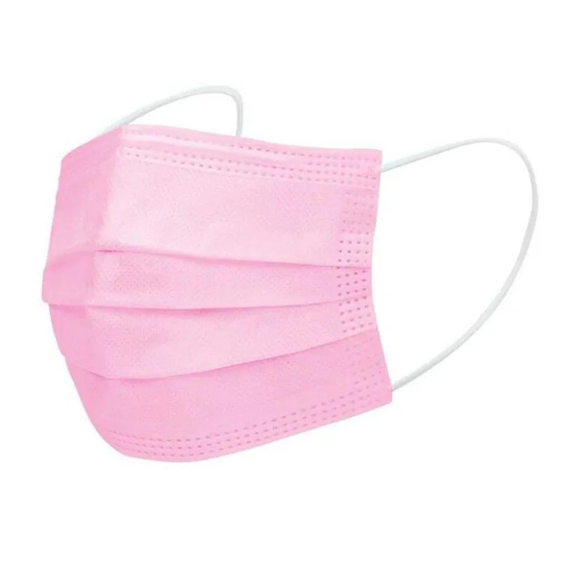 Facemask in pink 50 pcs