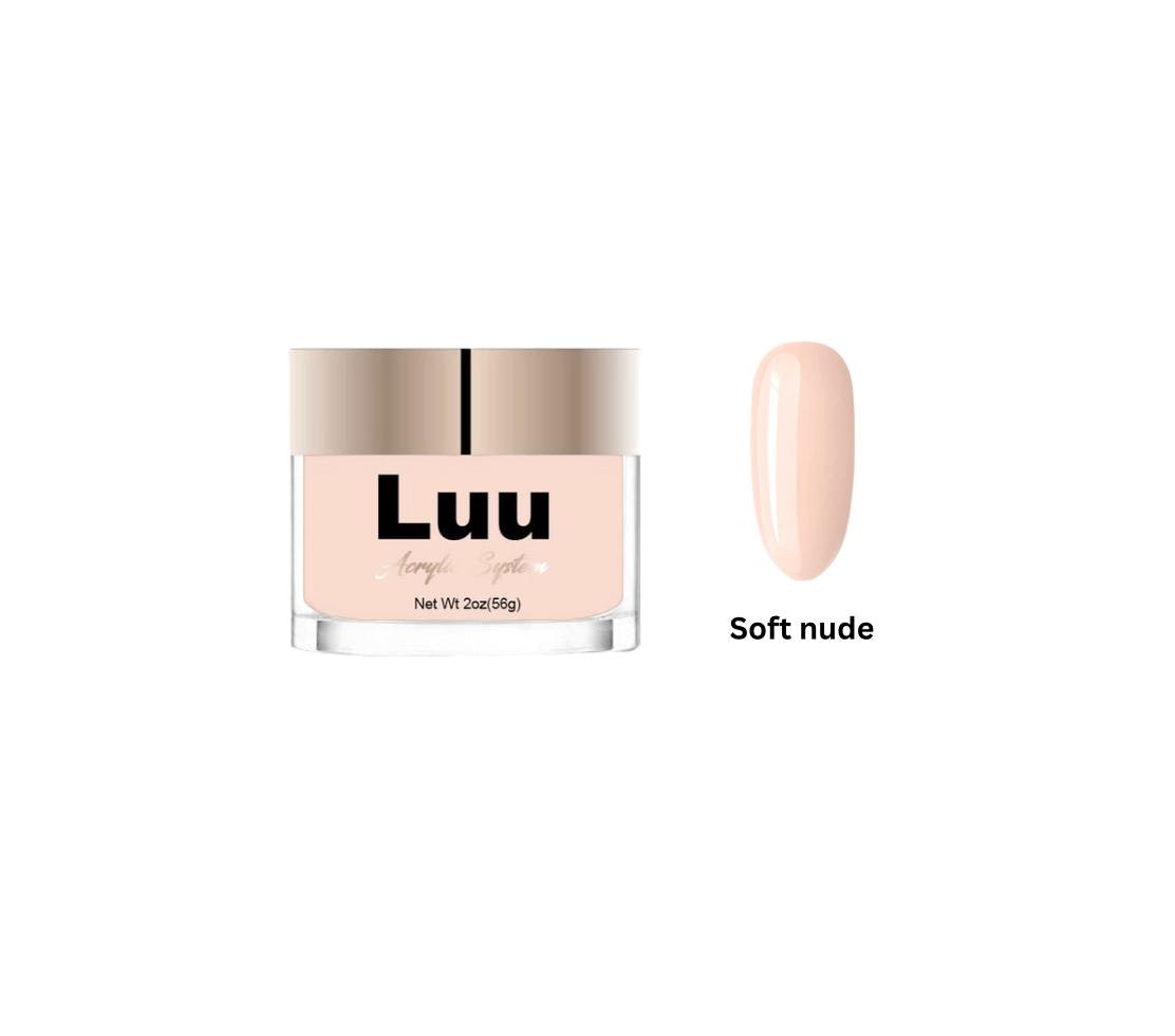 Acrylic transparent cover powder- Soft nude