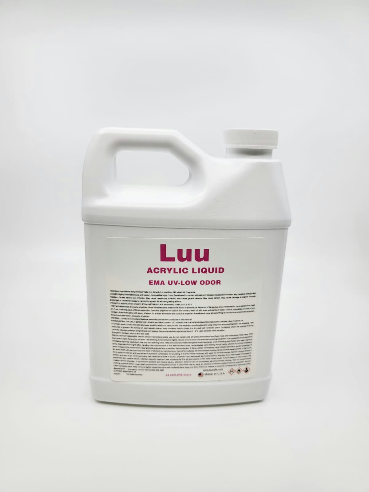 Ema  acrylic liquid uv low odor  - 500 ml