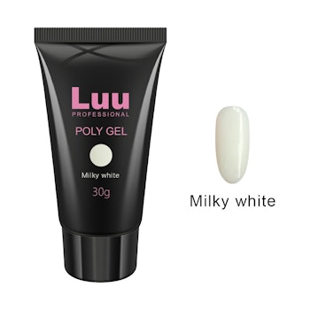 Poly gel color Milky white 30g