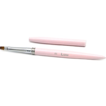 Gel brush oval size 4 pink