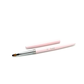 Gel brush oval size 6 pink