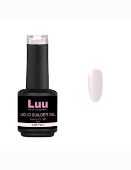 Liquid builder gel Soft pink 15ml
