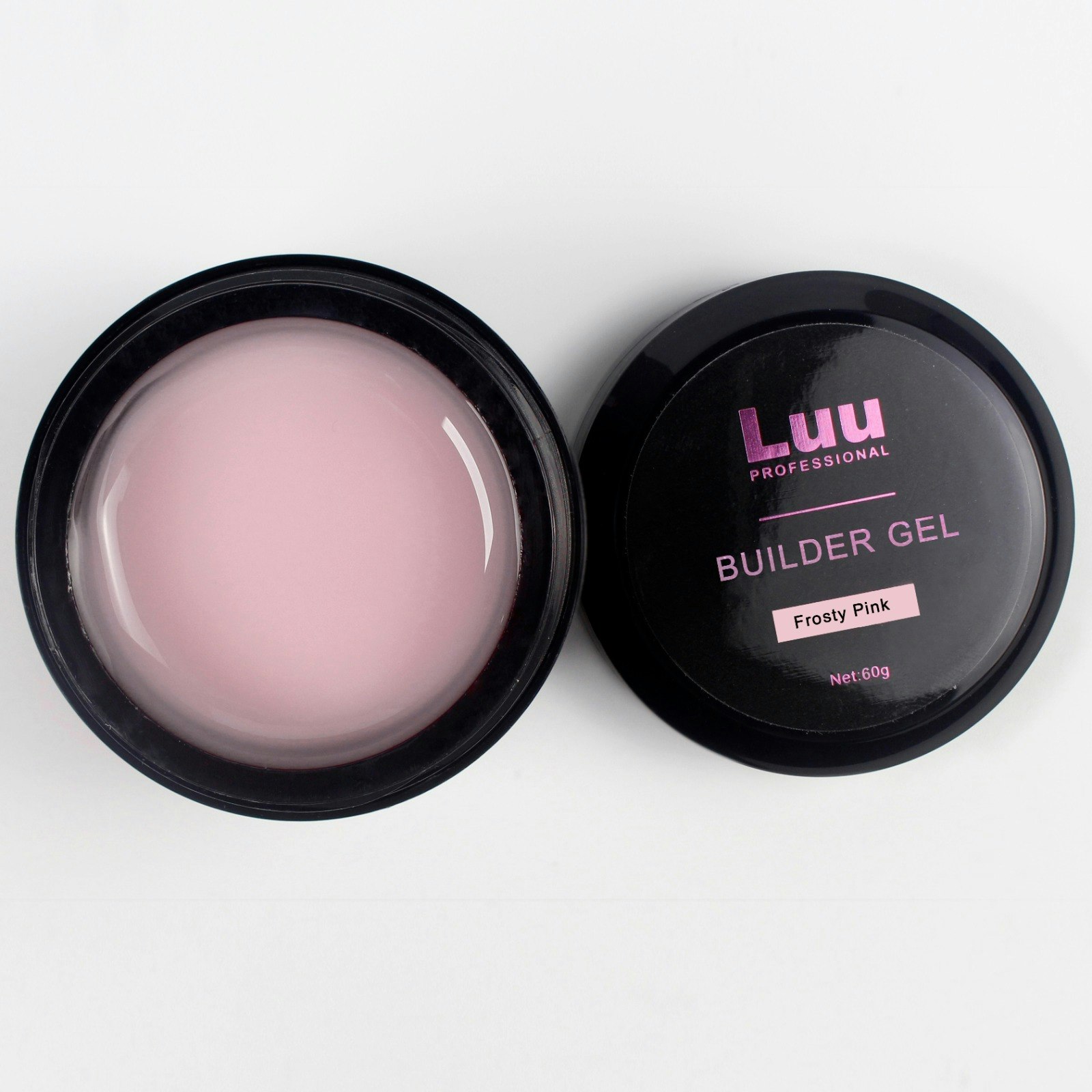 Gel builder Frosty pink high viscosity 50g