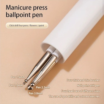 Ball point pen pink 5 sizes