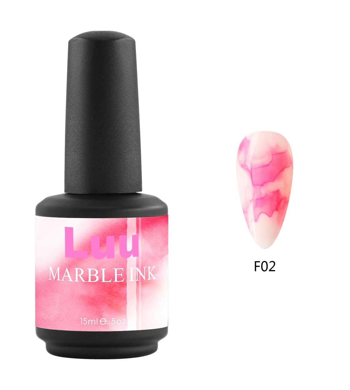 Marble ink pink F02
