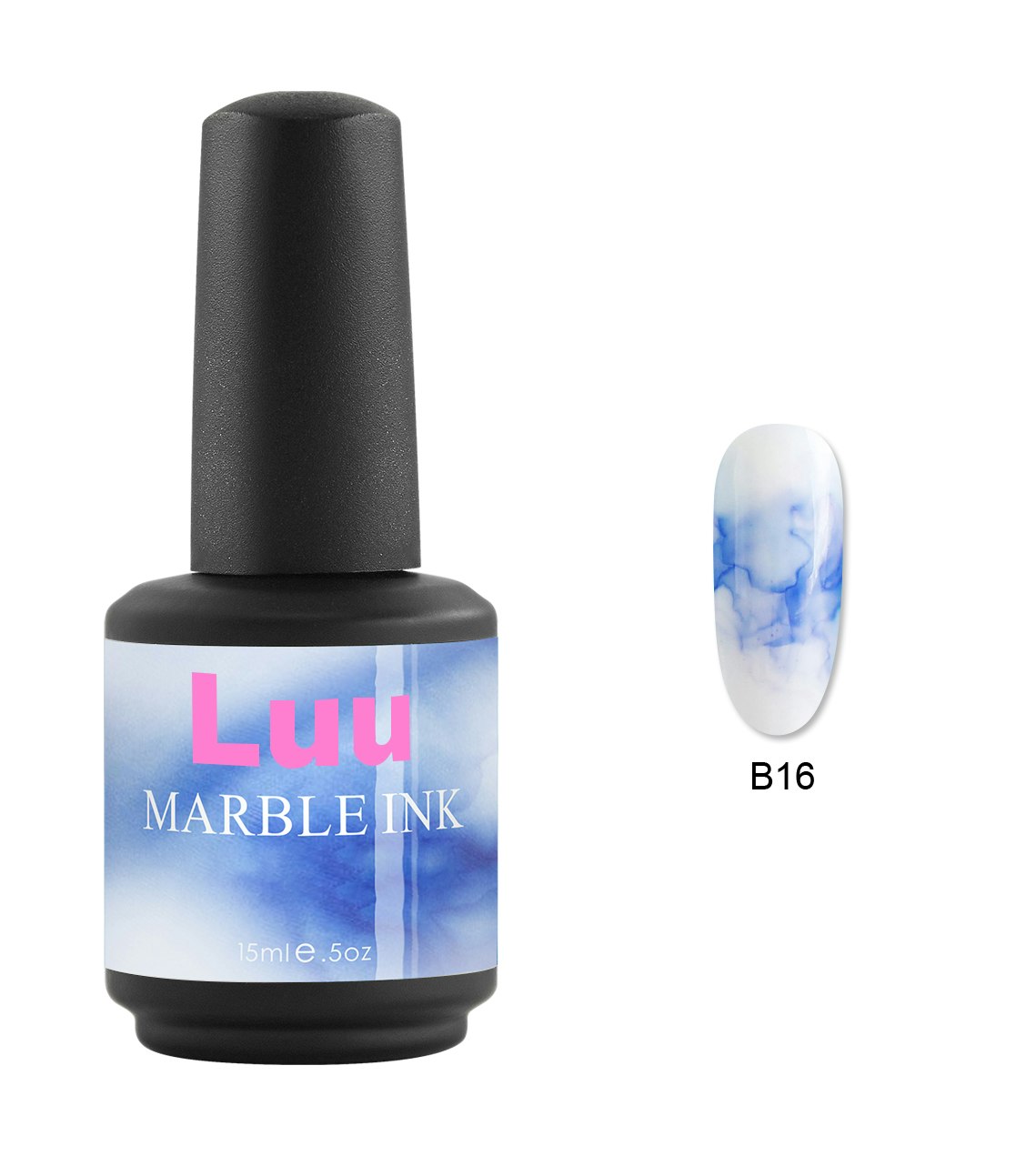 Marble ink blue B16