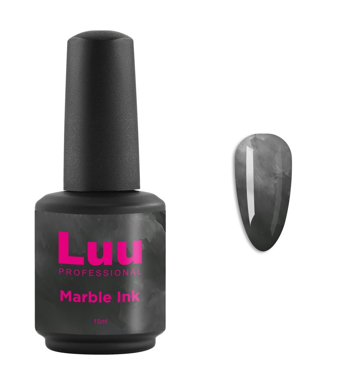 Marble ink black B09
