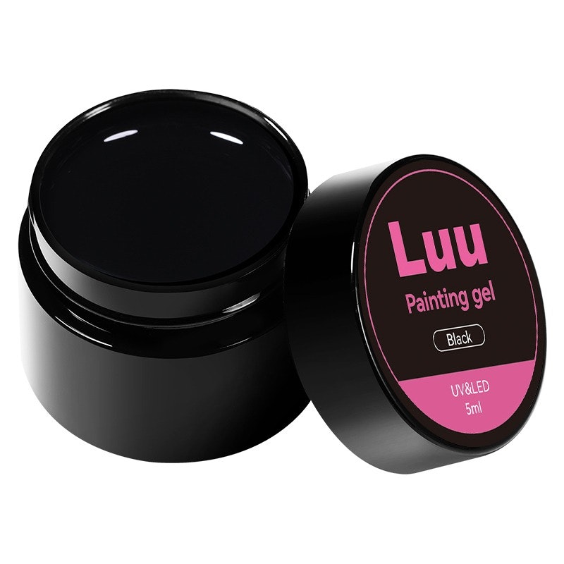 Painting gel black