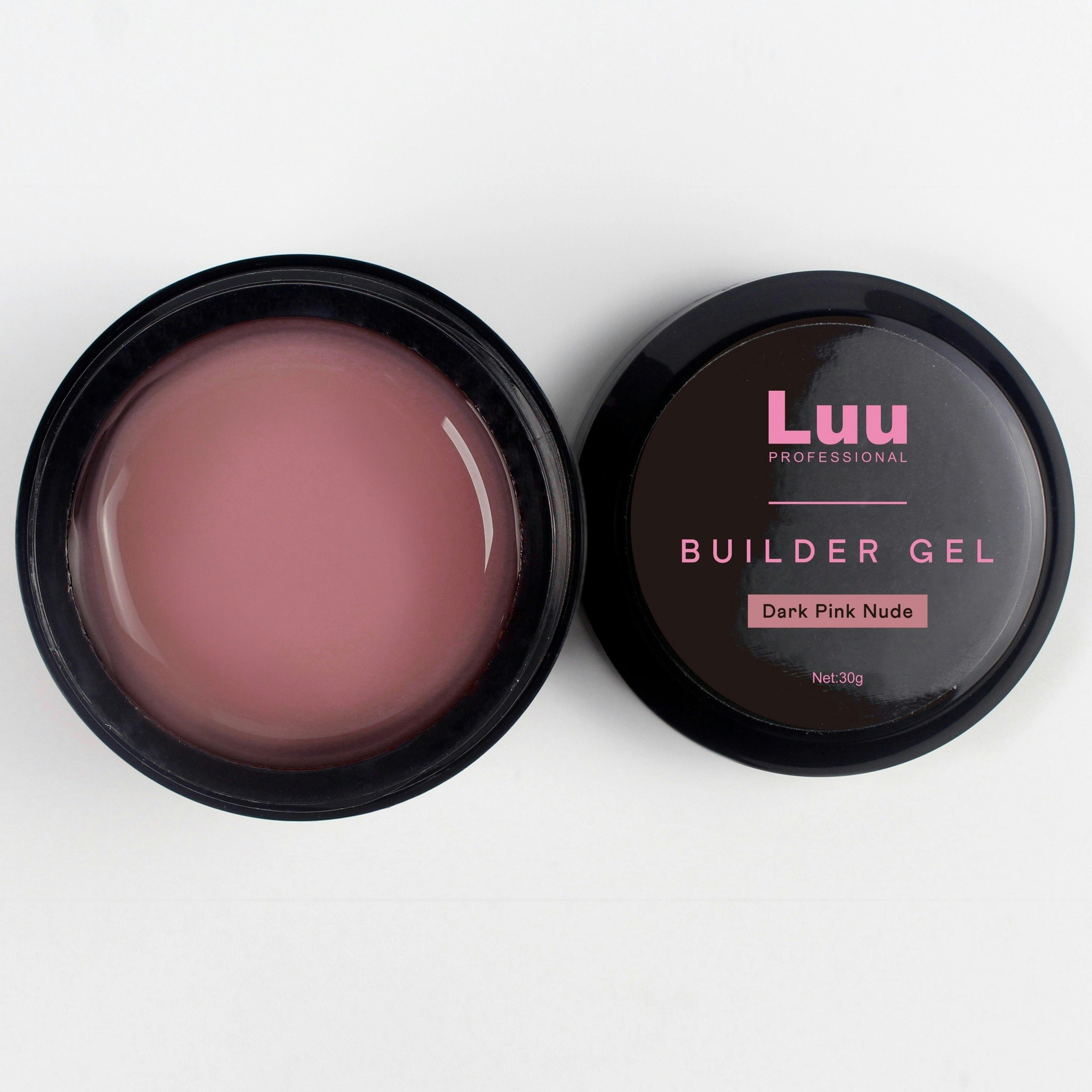 Gel builder Dark pink nude high viscosity 30g