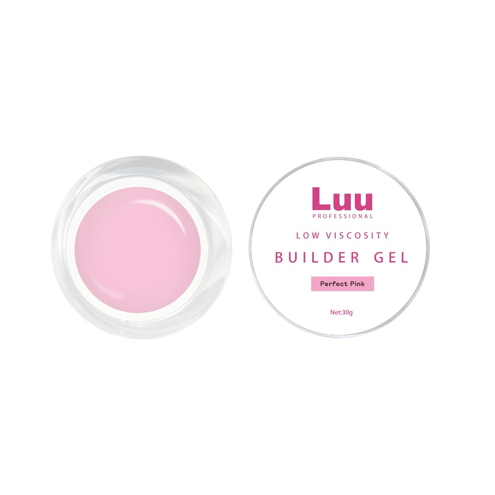 Gel builder Perfect pink low viscosity 30g