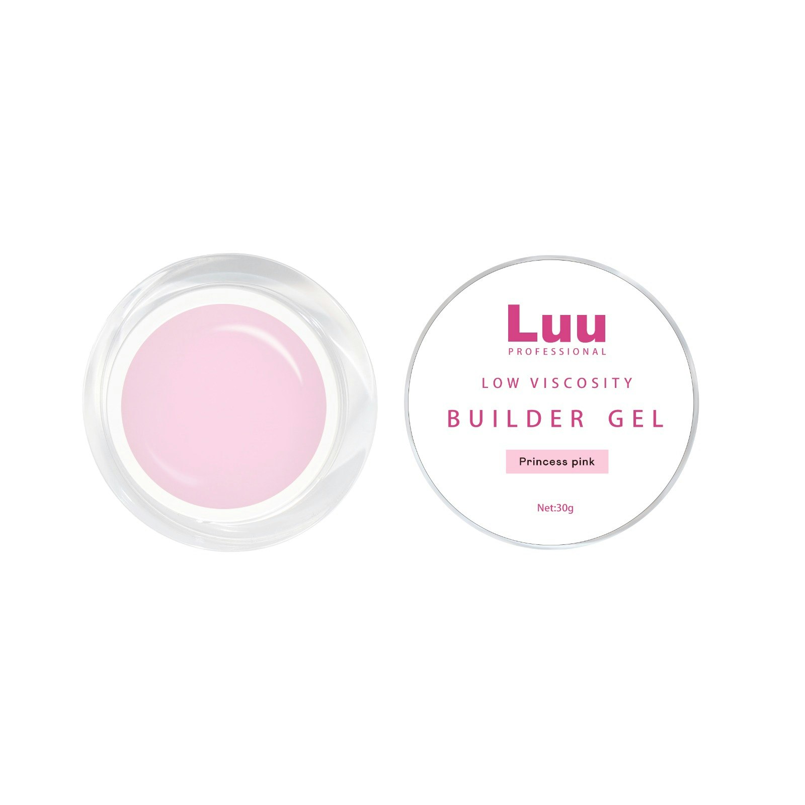 Gel builder Princess Pink viscosity 30g