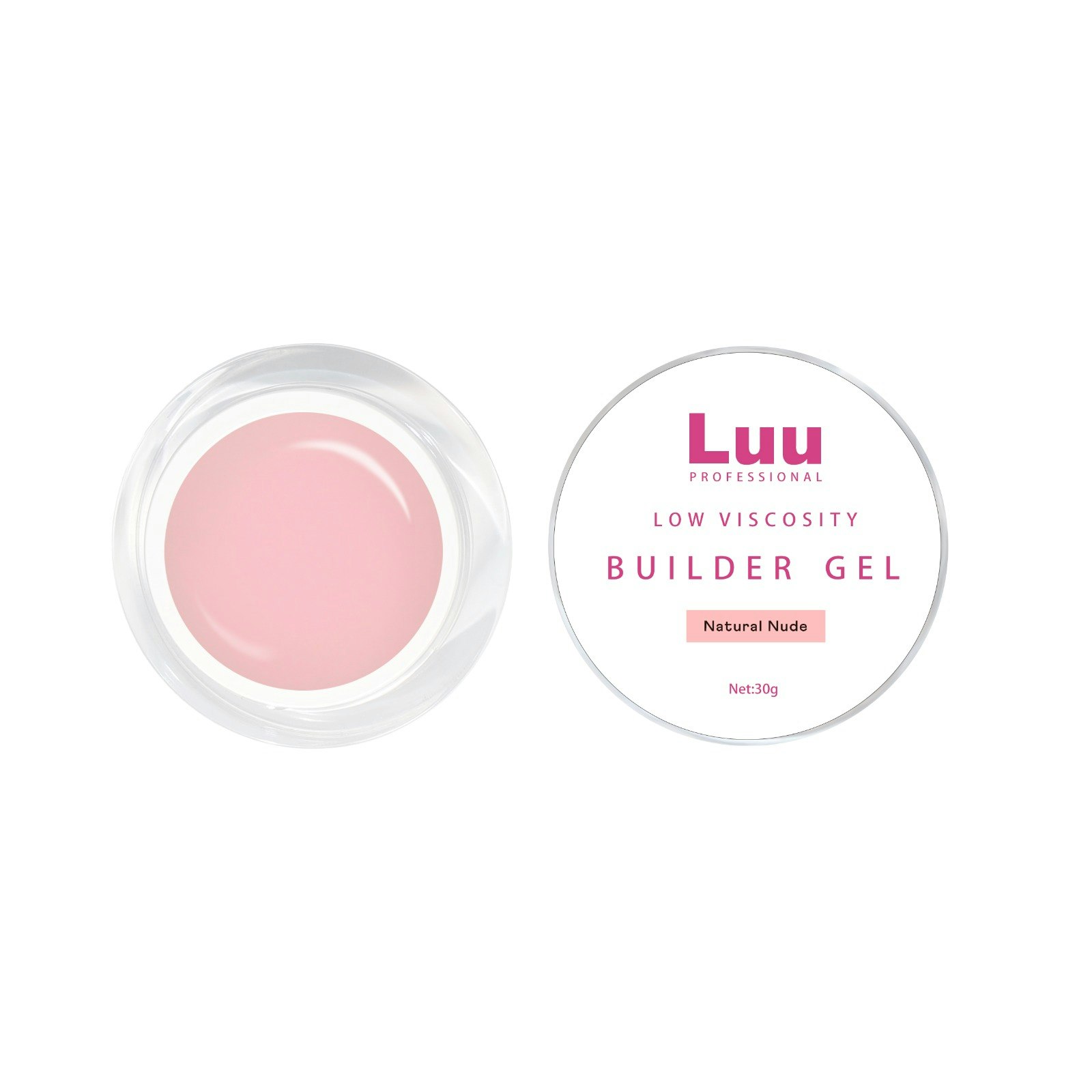 Gel builder Natural nude low viscosity 30g