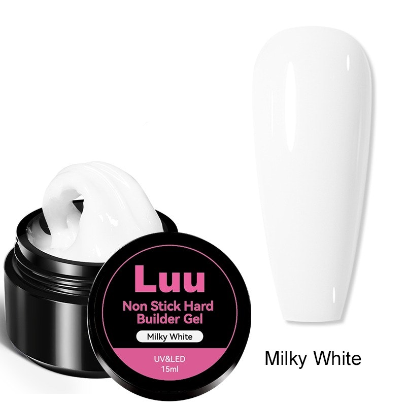 Hard builder gel non sticky Milky white 15g