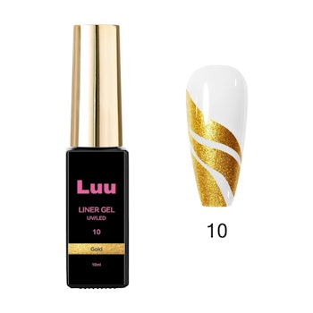 Pro gelliner-  Gold glitter 10