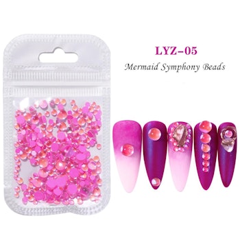 Pink mermaid water bubbel beads 300 pcs