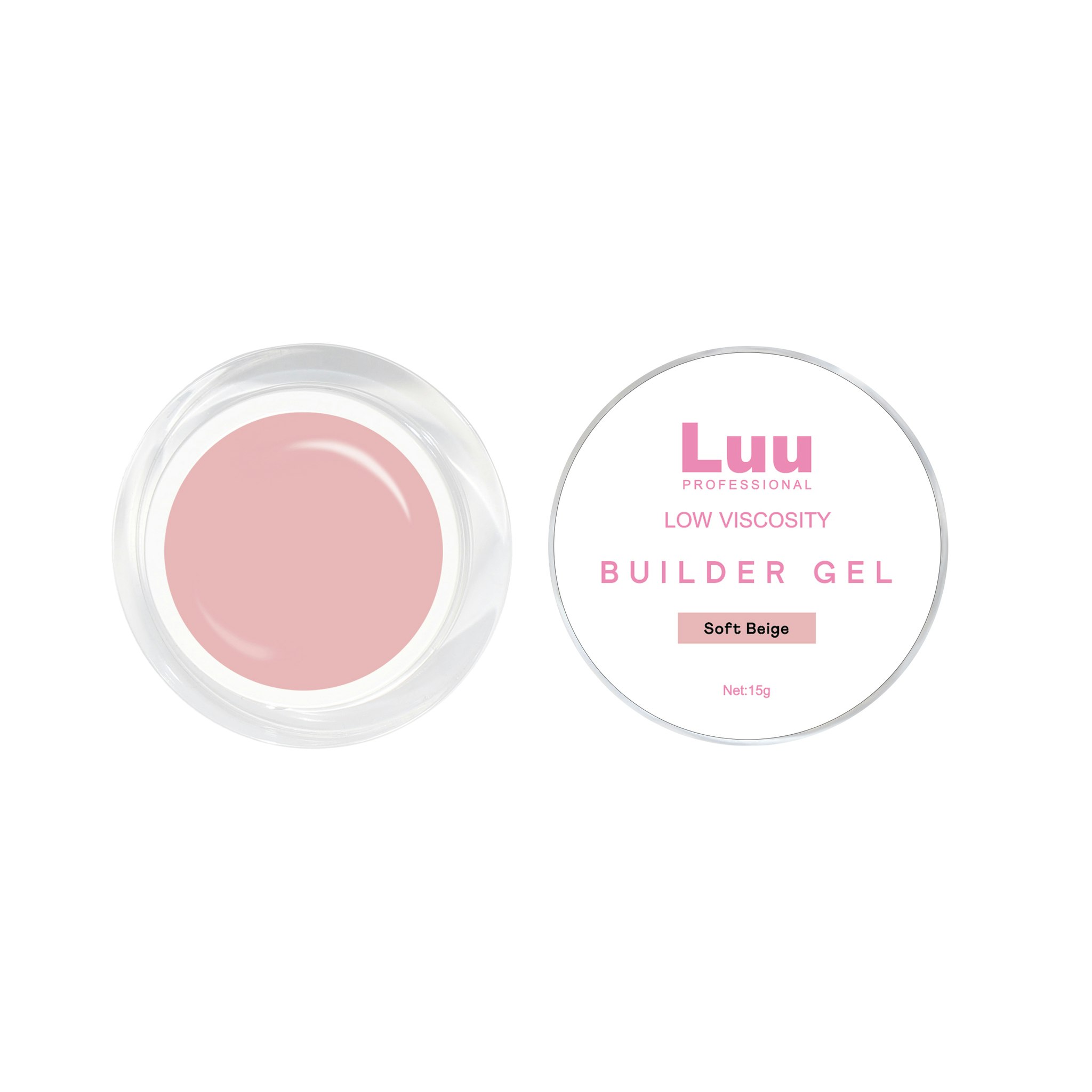 Gel builder Natural nude low viscosity 15g