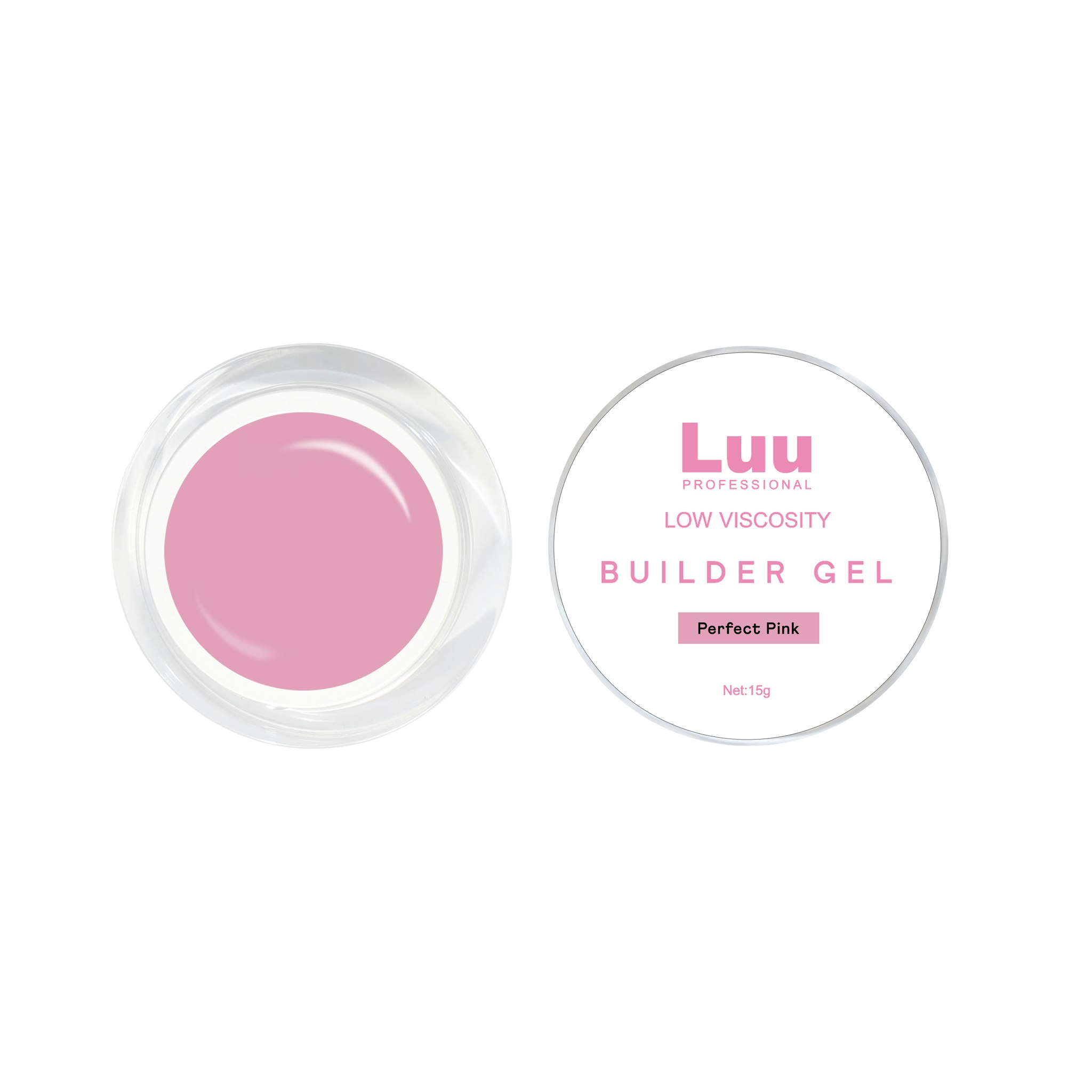 Gel builder Perfect pink low viscosity 15g
