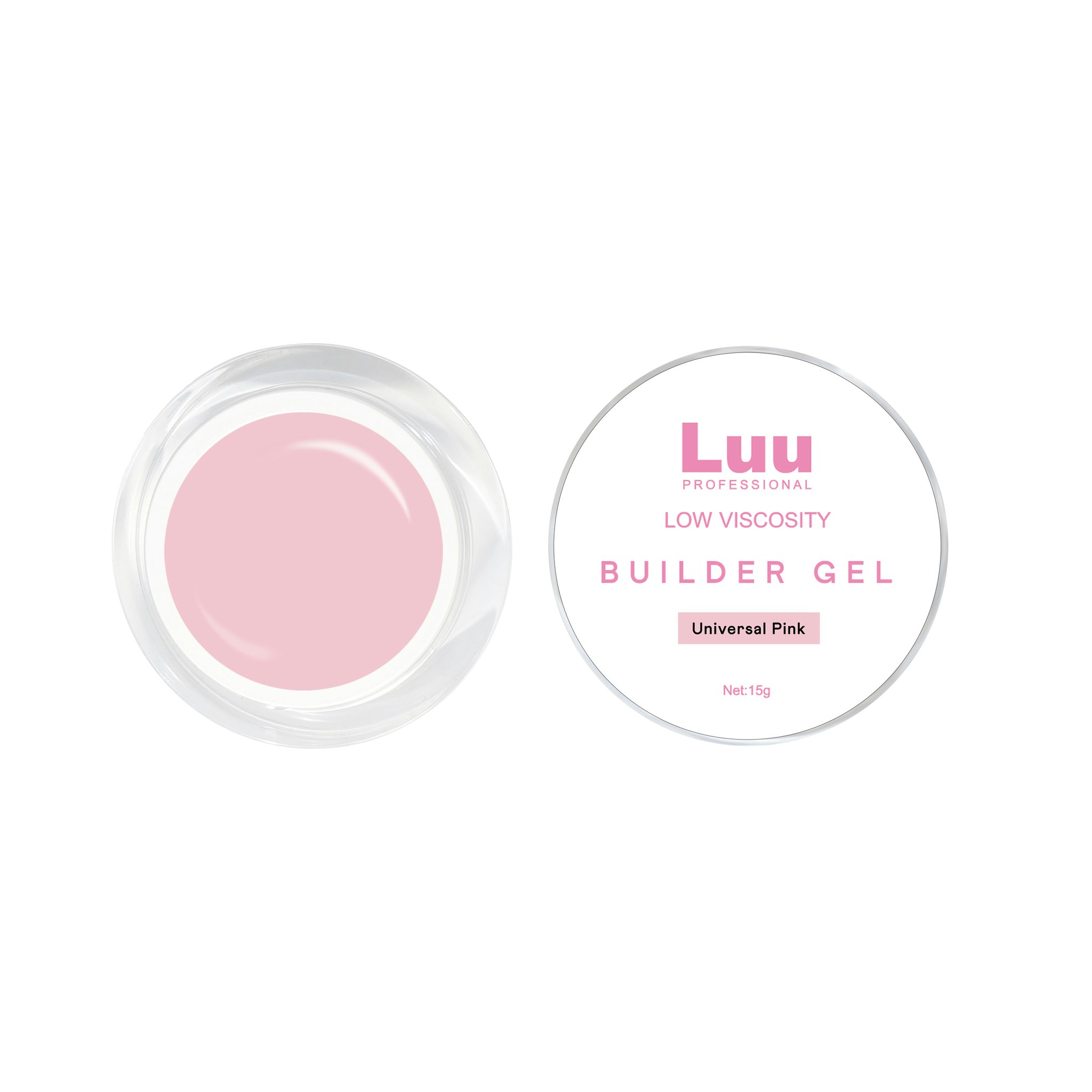 Gel builder Universal pink low viscosity 15g