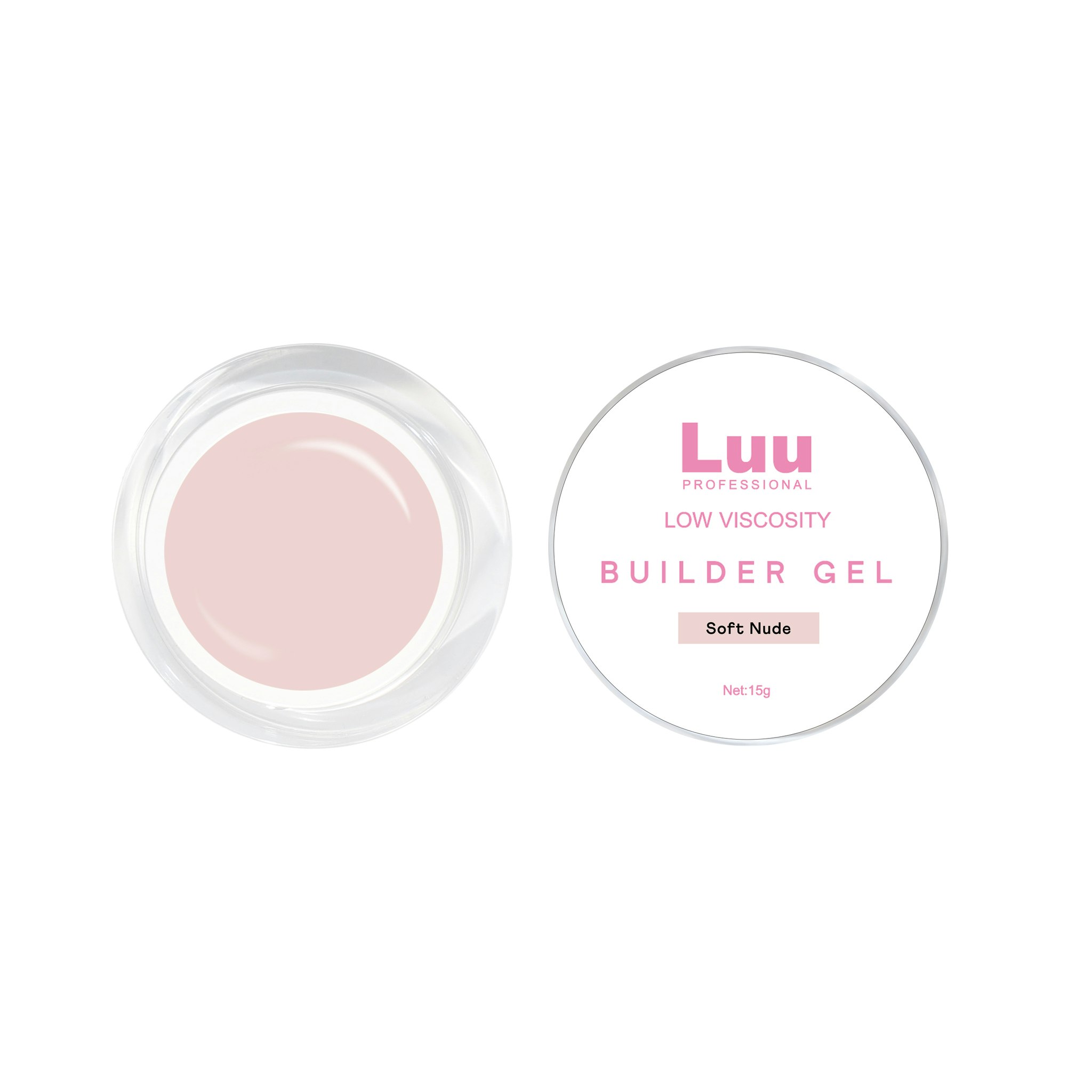 Gel builder Soft Nude low viscosity 15g