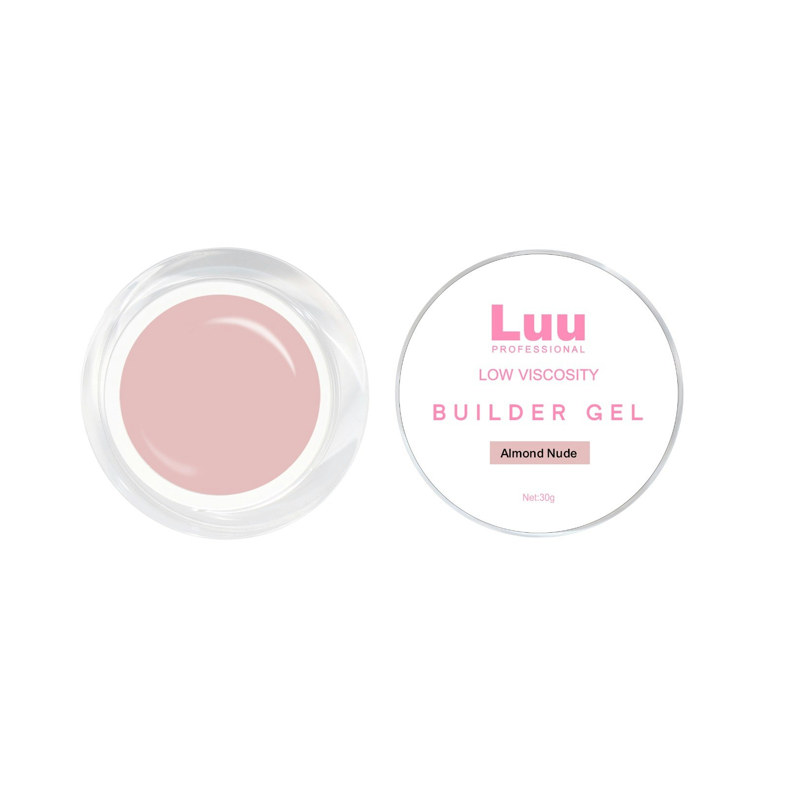 Gel builder Almond nude low viscosity 30g