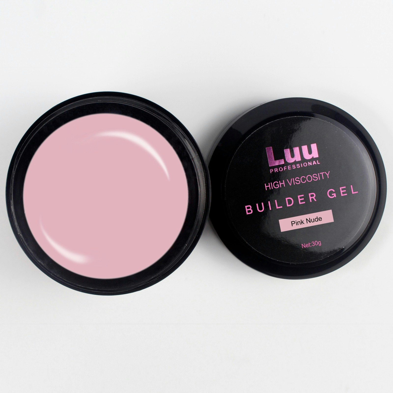 Gel builder Pink nude high viscosity 30g