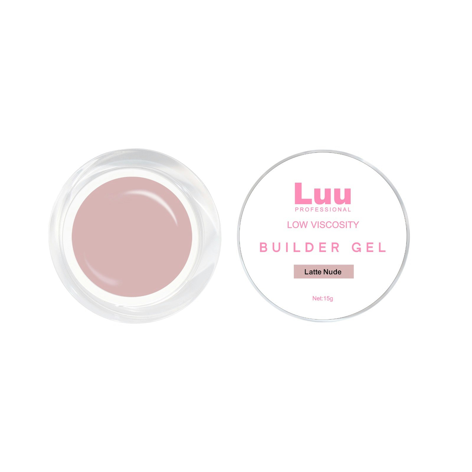 Gel builder Latte nude low viscosity 15g