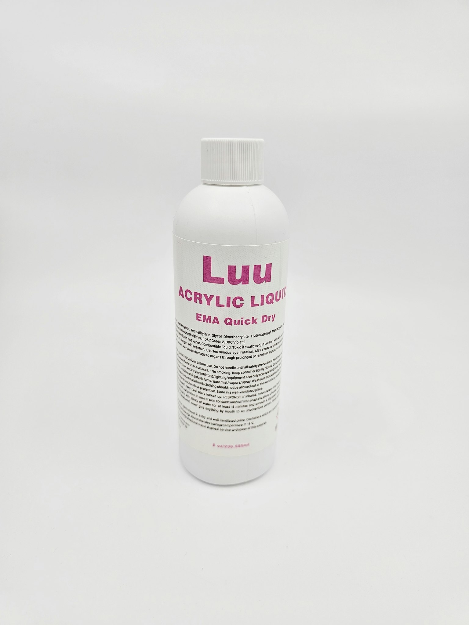 Ema quick dry acrylic liquid-  8oz/ 236ml