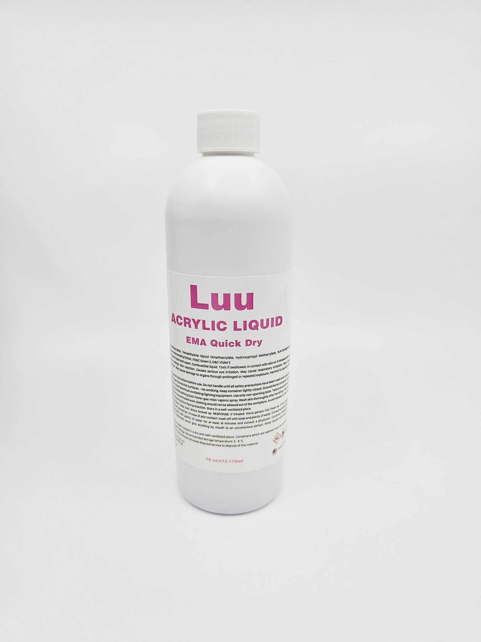 Ema quick dry acrylic liquid-  16oz/ 474ml