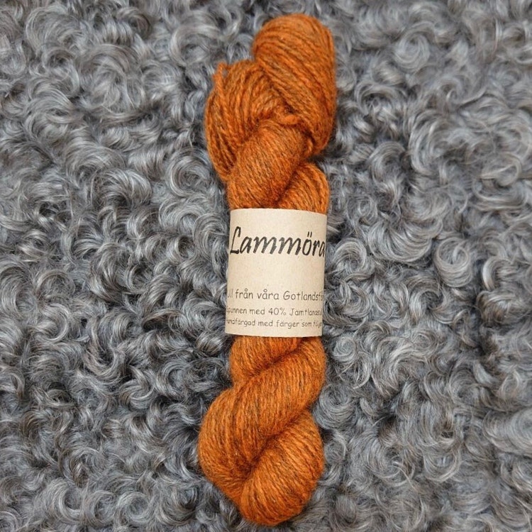 Ringblomma - Handfärgat Gotlandsgarn