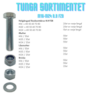 Tunga sortimentet M16-M24 FZB