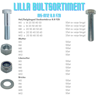 Lilla bultsortimentet M5-M12 FZB