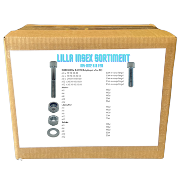 Lilla insexsortimentet M5-M12 8.8 FZB