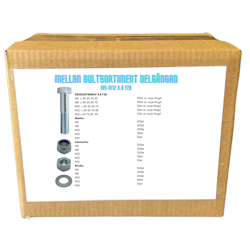 Mellan bultsortiment delgängat M6-M16 FZB