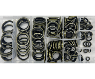 Sortiment tätningsring metall | 150 delar