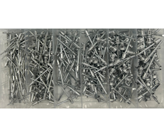 Sortiment Blindnit Aluminium | 400 delar