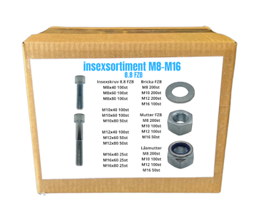 Insexsortiment M8-M16 FZB 50KG!