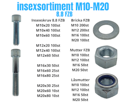 Insexsortiment M10-M20 FZB 60KG!